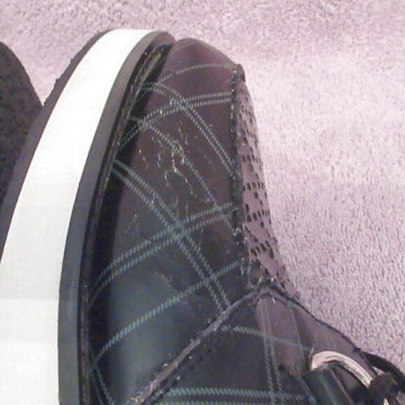 Vintage TUK Original OG Size 7 CREEPERS Perforated LEATHER Shoes PUNK Goth ROCK - Picture 9 of 12